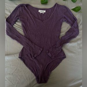 Golden by Aritzia purple bodysuit
